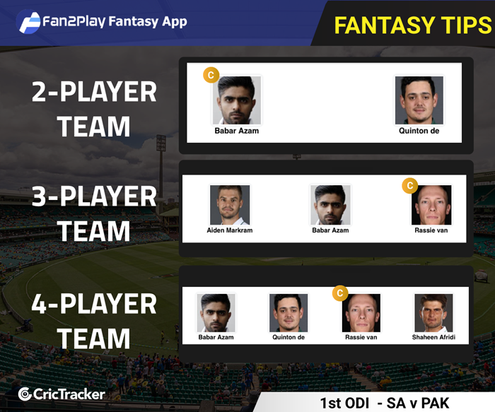 SA vs PAK 1st ODI: Fan2Play Fantasy Cricket Tips ...