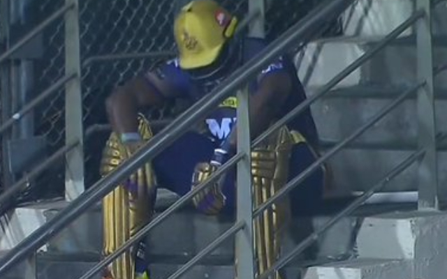Andre Russell's after getting out to Sam Curran sad IPL moments