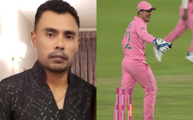 Danish Kaneria and Quinton de Kock