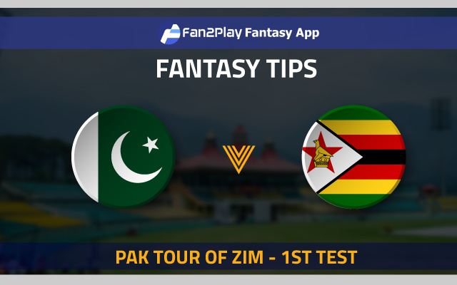 ZIM vs PAK 1st Test: Fan2Play Fantasy Cricket Tips ...