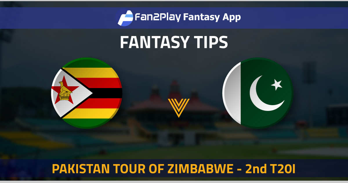 ZIM vs PAK 2nd T20I: Fan2Play Fantasy Cricket Tips, Prediction, Playing XI, and Pitch Report
