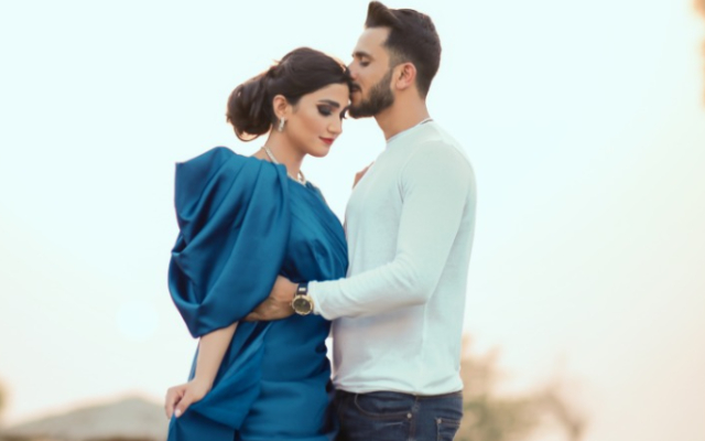 Hassan Ali and his wife