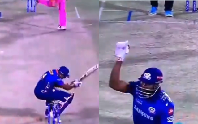 IPL 2021: Kieron Pollard reacts hilariously while the ball ...