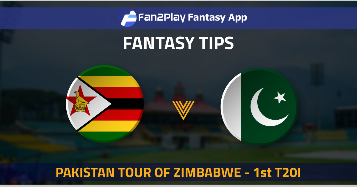 ZIM vs PAK 1st T20I: Fan2Play Fantasy Cricket Tips ...