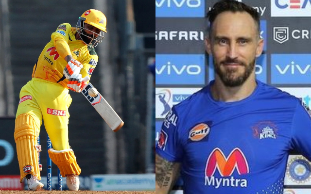 Ravindra Jadeja and Faf du Plessis