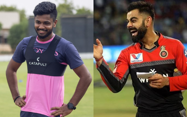 Sanju Samson and Virat Kohli