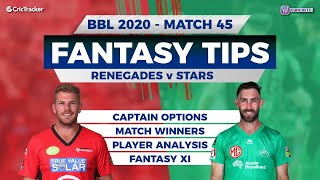 BBL, 45th Match, 11Wickets Team, Melbourne Renegades vs Melbourne Stars, Full Team Analysis