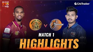 Match 1  Highlight - Maratha Arabians vs Northern Warriors, Abu Dhabi T10 leauge 2021