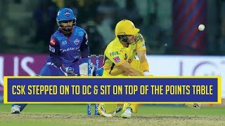 IPL 2019: Match 5: CSK take the top spot in points table by defeating Delhi Capitals