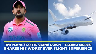 South Africa spinner Tabraiz Shamsi recalls a scary experience on flight during India series