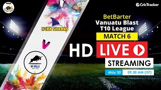 Vanuatu Blast T10 League 2020 Live Streaming: 6th Match MT Bulls vs Ifira Sharks