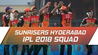 IPL 2018: Sunrisers Hyderabad updated squad