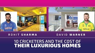10 cricketers and the cost of their luxurious houses | Four Indians on the list