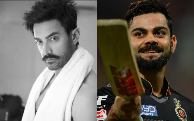 Aamir Khan and Virat Kohli