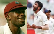 Curtly Ambrose and Jasprit Bumrah