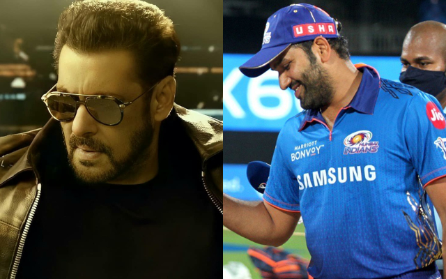 Salman Khan and Rohit Sharma