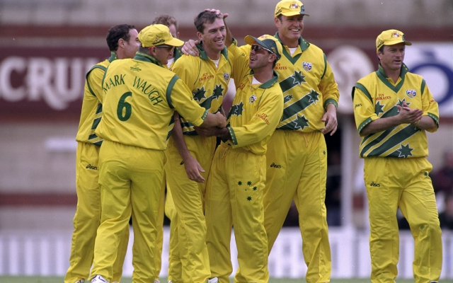  Australia Retro 1992 ICC Cricket World Cup Fan Jersey