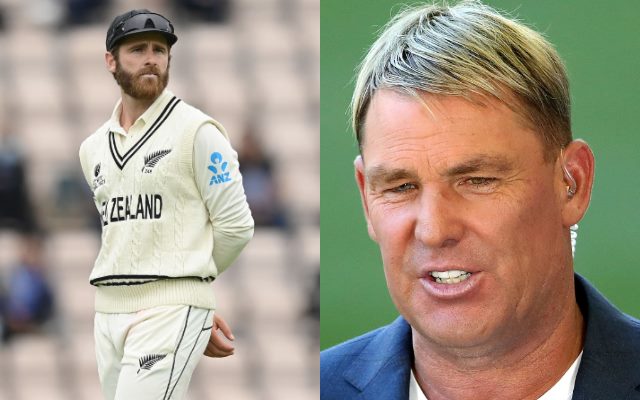 Kane Williamson and Shane Warne