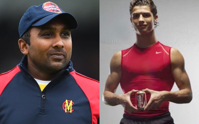 Mahela Jayawardene and Cristiano Ronaldo