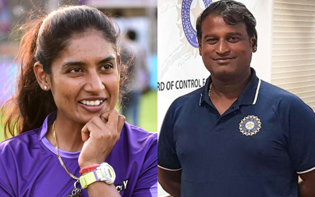 Mithali Raj and Ramesh Powar