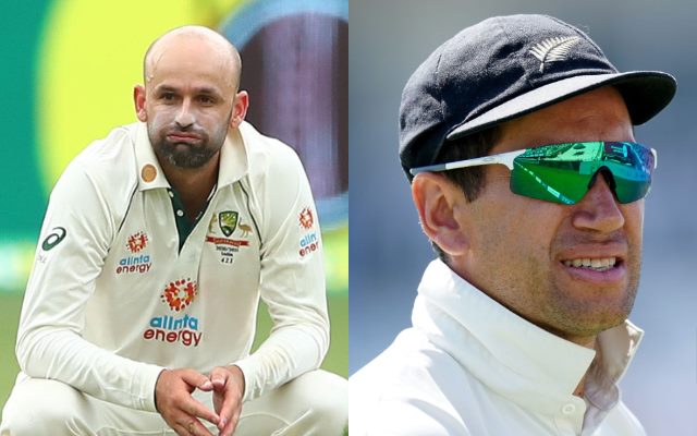 Ross Taylor Laments As He Didn'T Get A Signed Shirt Despite Playing 100 Tests 2 Nathan Lyon and Ross Taylor