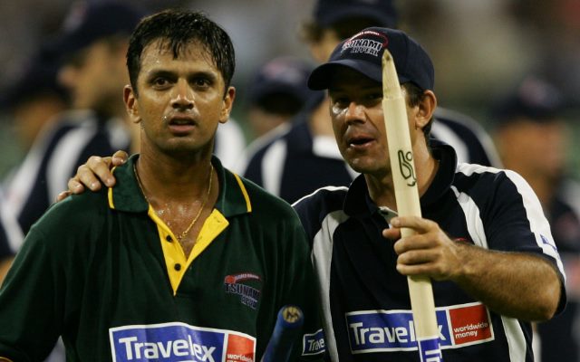 Rahul Dravid and Ricky Ponting