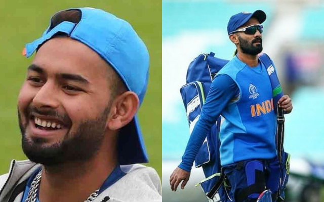 Rishabh Pant and Dinesh Karthik