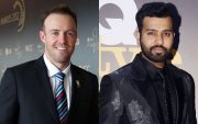 AB de Villiers and Rohit Sharma