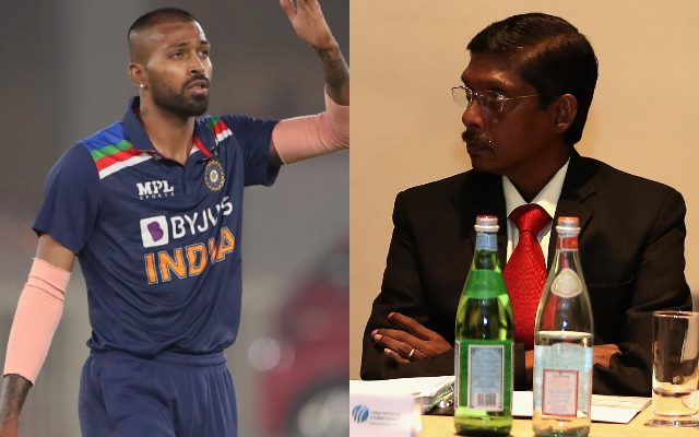 Hardik Pandya and Laxman Sivaramakrishnan