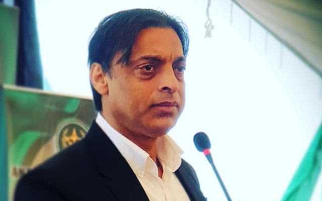 Shoaib Akhtar speaking