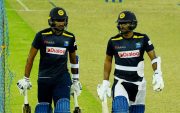 Sri Lanka player in practice session