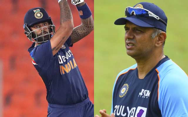 Suryakumar Yadav and Rahul Dravid