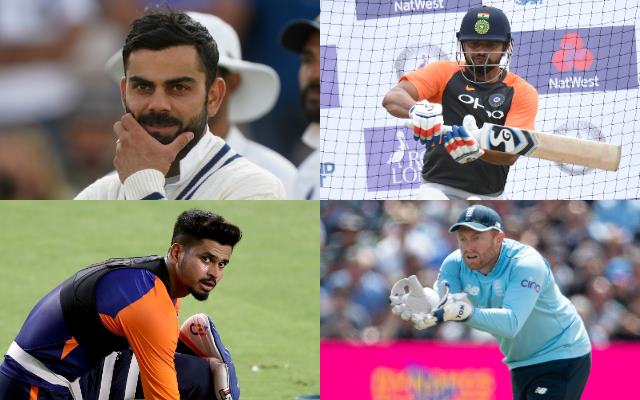 Virat Kohli, Suresh Raina, Shreyas Iyer, Jonny Bairstow