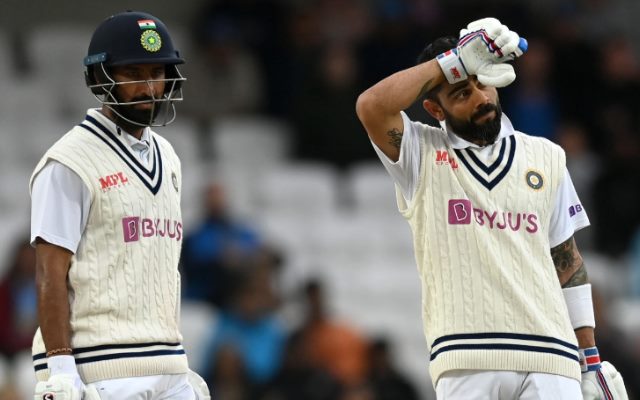 Cheteshwar Pujara and Virat Kohli