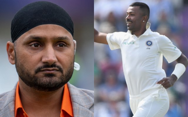 Harbhajan Singh and Hardik Pandya