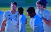 James Anderson and Jasprit Bumrah