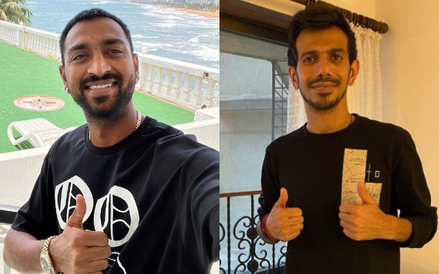 Krunal Pandya and Yuzvendra Chahal