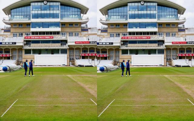 Pitch for the 1st Test between England and India