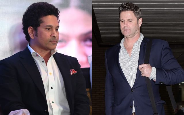 Sachin Tendulkar and Chris Cairns