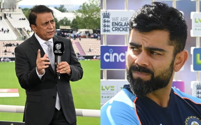 Sunil Gavaskar and Virat Kohli