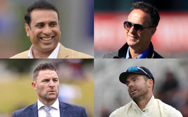 VVS Laxman, Michael Vaughan, Brendon McCullum, James Anderson