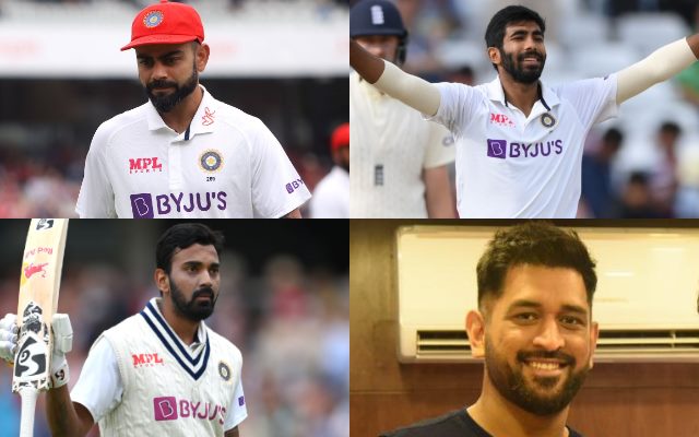 Virat Kohli, Jasprit Bumrah, KL Rahul, MS Dhoni