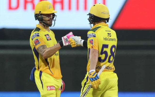 Faf du Plessis and Sam Curran
