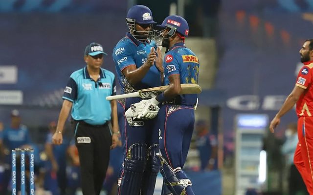 Hardik Pandya and Kieron Pollard