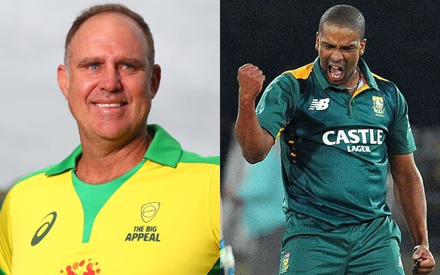 Matthew Hayden and Vernon Philander