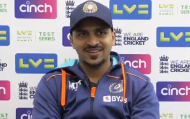 Shardul Thakur speaking