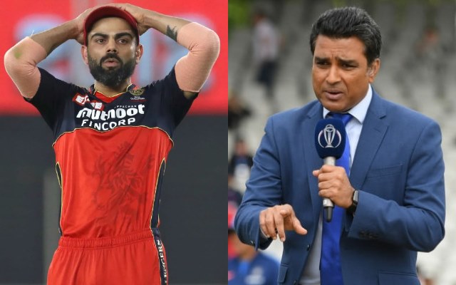 Virat Kohli and Sanjay Manjrekar