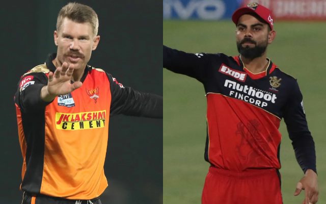 David Warner and Virat Kohli