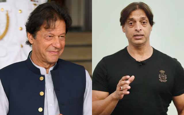 Imran Khan and Shoaib Akhtar