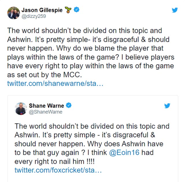 Jason Gillespie's reply